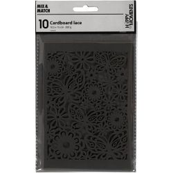 Papier cartonné motif dentelle