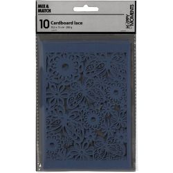 Papier cartonné motif dentelle