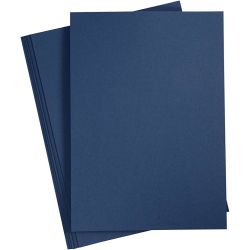 Papier cartonn&eacute; textur&eacute;, A4, feuille 210x297 mm, 220 gr, bleu, 10 flles/ 1 Pq.