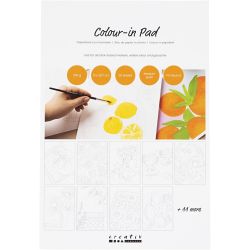 Bloc de Papier à Colorier