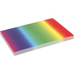 Papier cartonné arc-en-ciel
