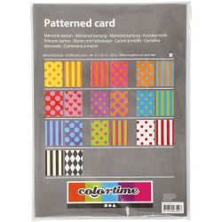 Papier cartonné à motifs