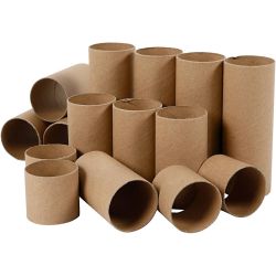 Rouleaux de papier toilette, L : 4,7+9,3+14 cm, 60 pièces/ 1 Pq.