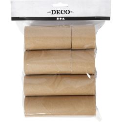 Rouleaux de papier toilette, L : 4,7+9,3+14 cm, d 5 cm, 6 pi&egrave;ces/ 1 Pq.