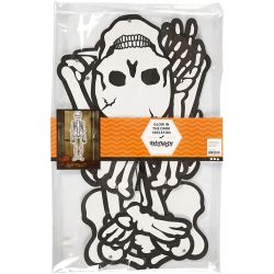 Squelette, H : 120 cm, 300 gr, blanc, 1 pi&egrave;ce