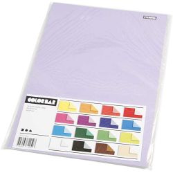 Papier Cartonn&eacute; Color Bar, A4, feuille 210x297 mm, 250 gr, 16 flles ass./ 1 Pq.