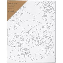 Toile de peintre imprimée