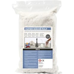 Pâte à Papier Mâché, 400 gr/ 1 sac