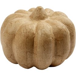 Citrouille, H : 9 cm, d 13 cm, 1 pi&egrave;ce