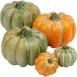 Citrouille, H : 9 cm, d 13 cm, 1 pi&egrave;ce