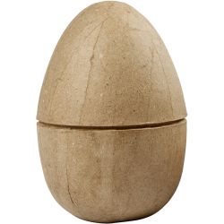 Œuf divisé, H : 12 cm, d 9 cm, 1 pièce