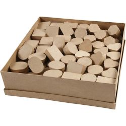 Petites bo&icirc;tes, H : 3 cm, d 4-6 cm, 144 pi&egrave;ces/ 1 Pq.