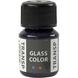 Glass Color transparente, bleu marine, 30 ml/ 1 flacon
