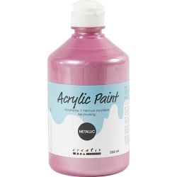 Peinture acrylique métallisée