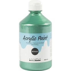 Peinture acrylique métallisée