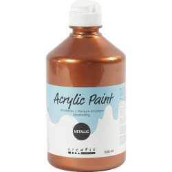 Peinture acrylique métallisée