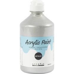 Peinture acrylique métallisée