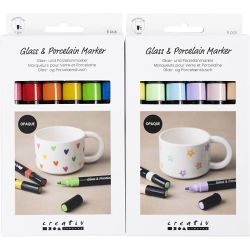 Feutres pour verre et porcelaine