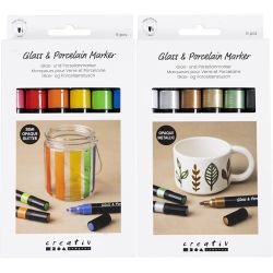 Feutres pour verre et porcelaine