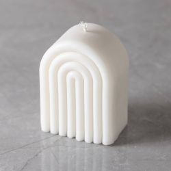 Moule en Silicone, Arche, H : 8 cm, d 4 cm, L : 5,5 cm, 1 pi&egrave;ce/ 1 Pq.