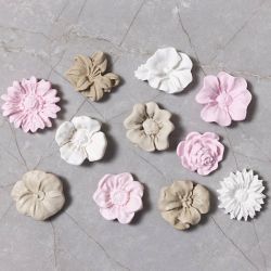 Moule en silicone, Marguerites, H : 0,5 cm, L : 2-2,5 cm, 1 pi&egrave;ce