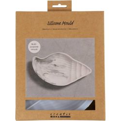Moule en silicone, Conque , H : 2 cm, L : 20 cm, L : 11 cm, 1 pi&egrave;ce