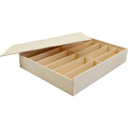 Boîte en bois avec couvercle