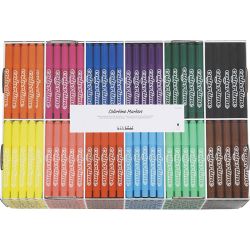 Feutres Colortime, trait 5 mm, couleurs classiques, 12x24 pi&egrave;ce, 288 pi&egrave;ces/ 1 Pq.