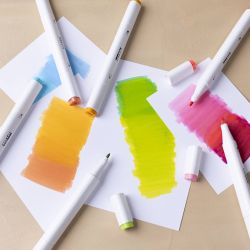 Feutres de dessin, trait 1+8 mm, couleur extra, 24 pi&egrave;ces/ 1 Pq.