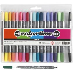 Feutres Colortime Double Pointe