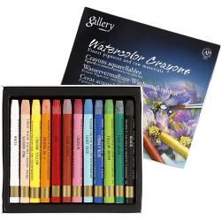 Pastels à la cire aquarellables