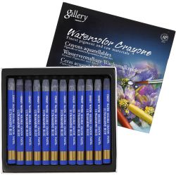 Pastels à la cire aquarellables