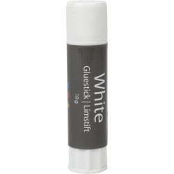 B&acirc;ton de colle blanc, rond, 10 gr, 1 pi&egrave;ce