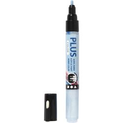 Feutres Plus Color, L : 14,5 cm, trait 1-2 mm, bleu ciel, 5,5 ml, 1 pièce