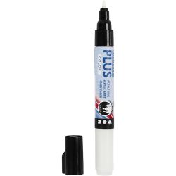 Feutres Plus Color, L : 14,5 cm, trait 0,7 mm, blanc cass&eacute;, 5,5 ml, 1 pi&egrave;ce