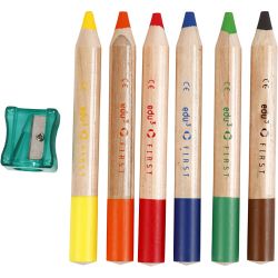 EDU First, &eacute;p. 13 mm, mine 8 mm, 6 pi&egrave;ces/ 1 Pq.