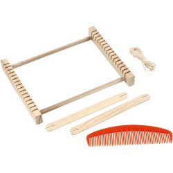 M&eacute;tier &agrave; tisser, H : 3 cm, dim. 24,5x19,5 cm, 1 pi&egrave;ce