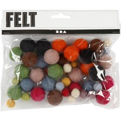 Perles feutrées