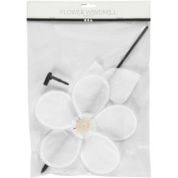 Moulin &agrave; vent fleur, d 20 cm, 1 pi&egrave;ce