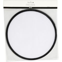 Frisbee, d 25 cm, blanc, 1 pi&egrave;ce
