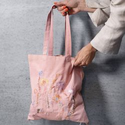 Sac fourre-tout, dim. 38x42 cm, 185 gr, rose, 1 pi&egrave;ce/ 1 Pq.