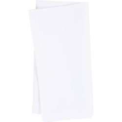 Serviettes en tissu, dim. 42x42 cm, 145 gr, blanc, 4 pi&egrave;ces/ 1 Pq.