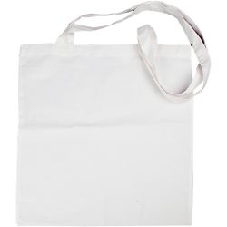 Sac fourre-tout, dim. 38x42 cm, 130 gr, blanc, 1 pi&egrave;ce