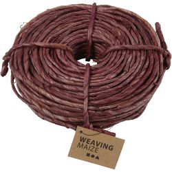 Corde de ma&iuml;s, L : 3,5-4 mm, ca. 60 m, brun, 300 gr/ 1 boule
