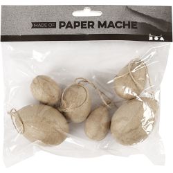 Œufs, H : 3+4+5 cm, 6 pièces/ 1 Pq.