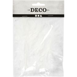 Duvet, dim. 5-12 cm, blanc, 15 pi&egrave;ces/ 1 Pq.