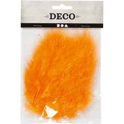 Duvet, dim. 5-12 cm, orange, 15 pi&egrave;ces/ 1 Pq.
