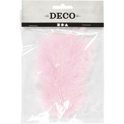 Duvet, dim. 5-12 cm, rose clair, 15 pi&egrave;ces/ 1 Pq.