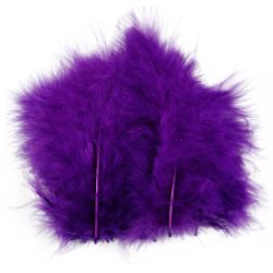 Duvet, dim. 5-12 cm, violet, 15 pi&egrave;ces/ 1 Pq.