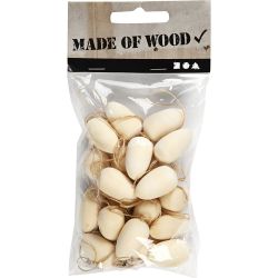 Petits oeufs, H : 25 mm, d 15 mm, 20 pièces/ 1 sac